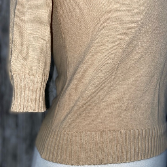 BURBERRY Blue Label Nova Check Trim Lace Up Knitted Sweater Sz Asian M (US XS/S) - Picture 12 of 12